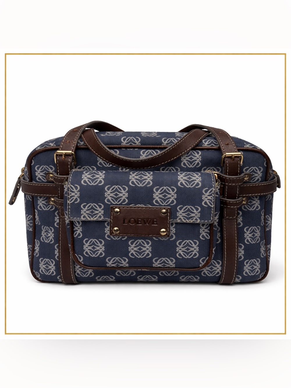 LOEWE Anagram Boston w/mini pouch